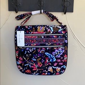 Vera Bradley Iconic Triple Zip Hipster bag